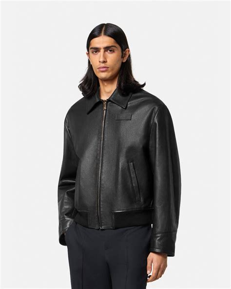 mundschutz versace|Versace leather jacket.